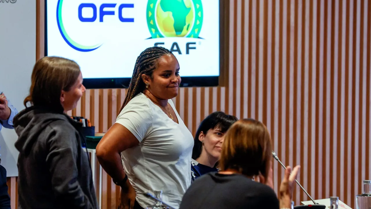 FIFA, CAF, and OFC working to improve female coaching pathways